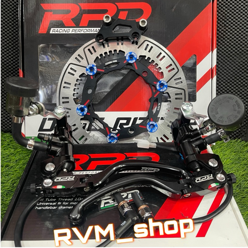 Jual PAKETAN SET MASTER REM RPD RADIAL 17MM/16MM+DISC BRAKE RPD MATRIX ...