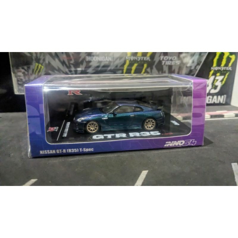 Jual Diecast Inno64 Nissan Skyline GTR R35 T Spec Midnight Purple Segel ...