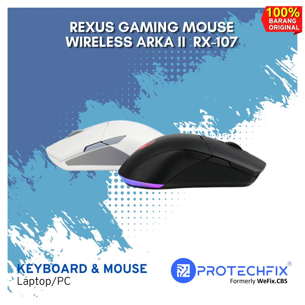 Jual REXUS GAMING MOUSE WIRELESS ARKA II RX-107 | Shopee Indonesia