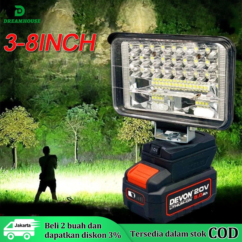 Jual 50 Manik-manik Lampu Lampu Darurat LED 50W Lampu LED Lithium Ion ...