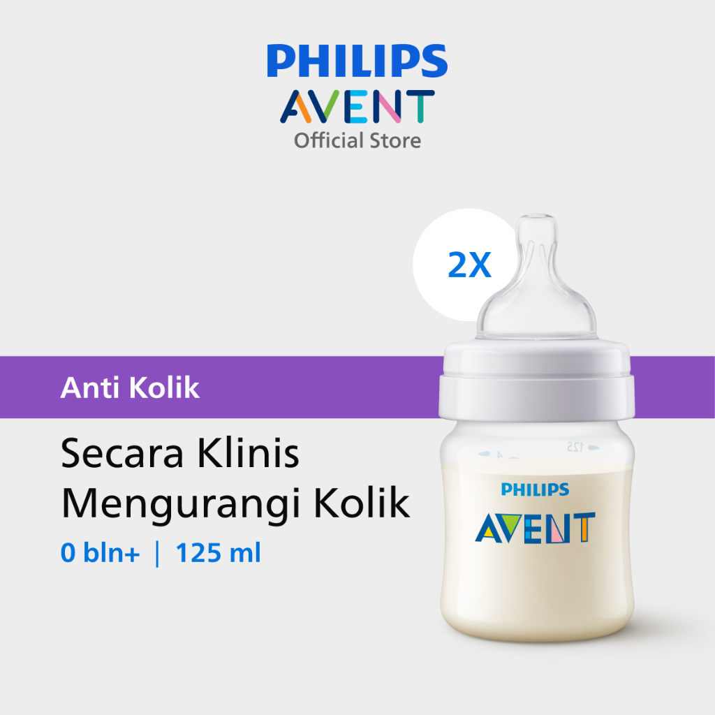 Jual Philips Avent Classic Plus Bottle 125ml 2Pcs 0M+ SCF560/27