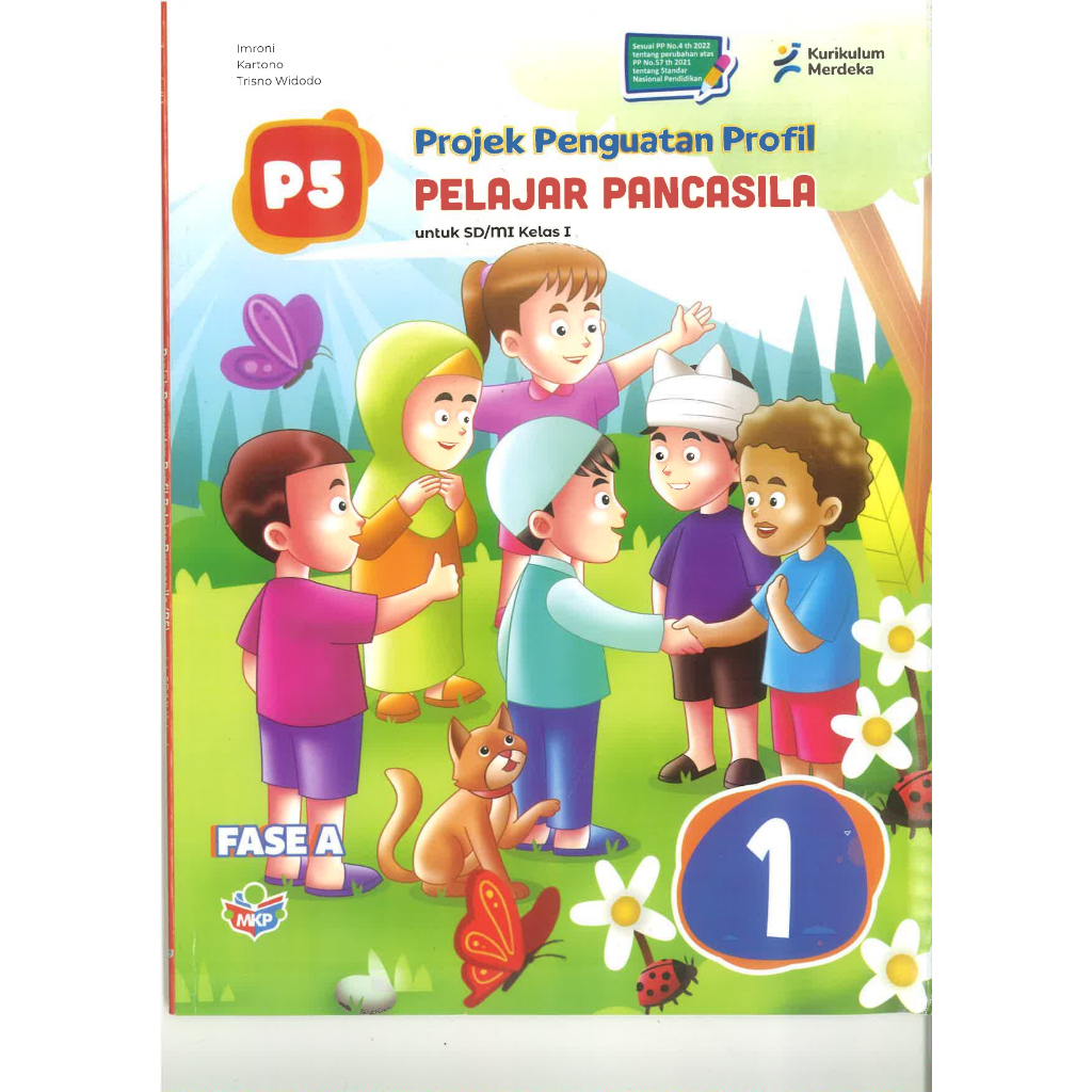 Jual Buku Projek Penguatan Profil Pelajar Pancasila P5 Kelas 1