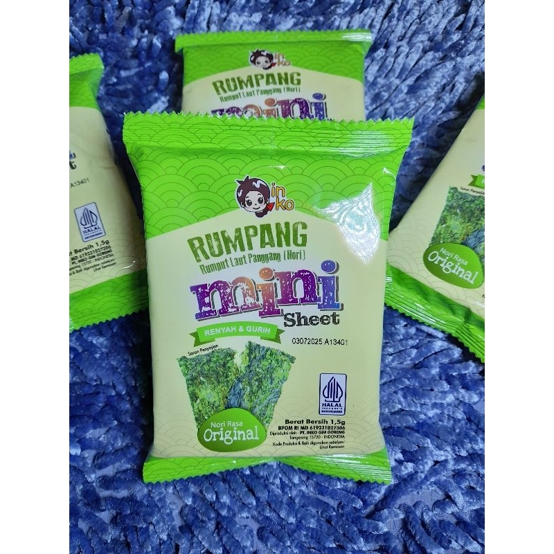 Jual Rumpang Mini Sheet / Rumput Laut Panggang / Rumput laut Sheet isi ...