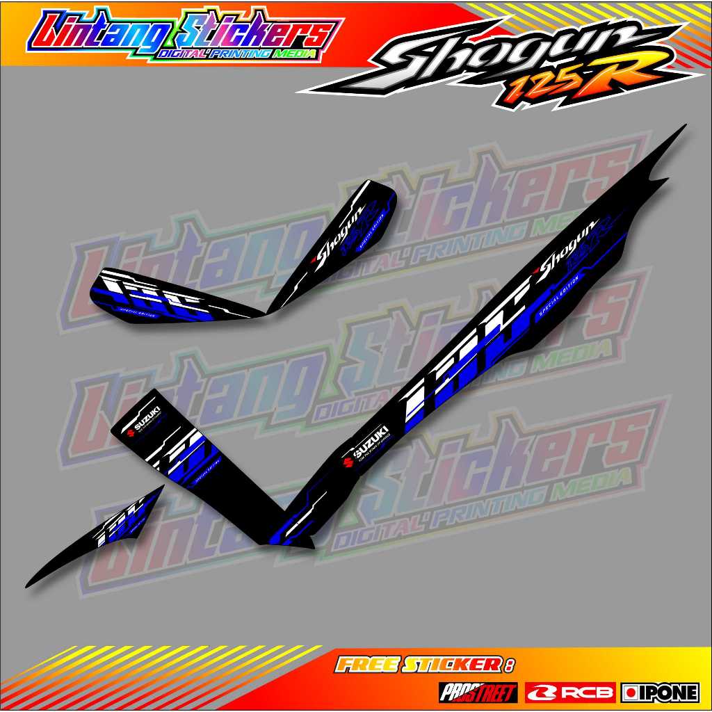 Jual STRIPING VARIASI SUZUKI SHOGUN 125 R - VIETNAM STYLE/ STICKER LIST ...