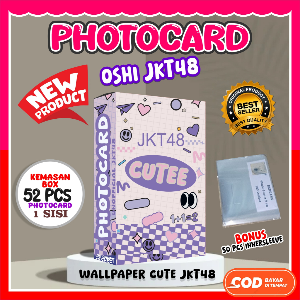 Jual 52 Photocard JKT48 All Member Cute Wallpaper Unofficial Tebal 1 ...