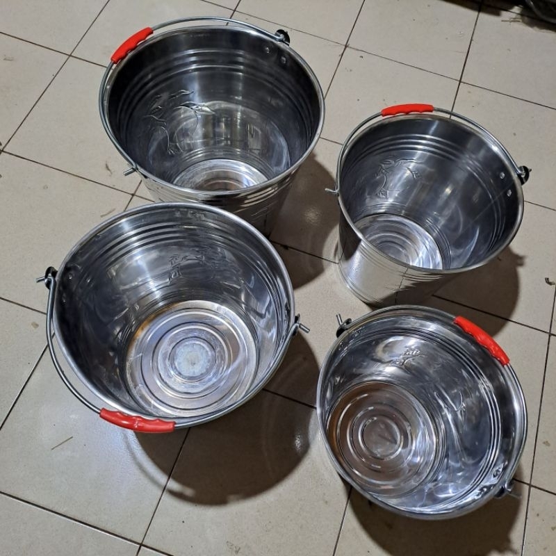 Jual SG Busin Ember • ember timba stainless steel besar 20 liter 16 ...