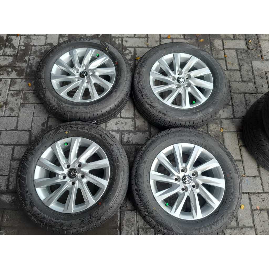 Jual Velg Mobil Bekas Original STD INNOVA ZENIX R16X6 5X114 ET42 + BAN ...