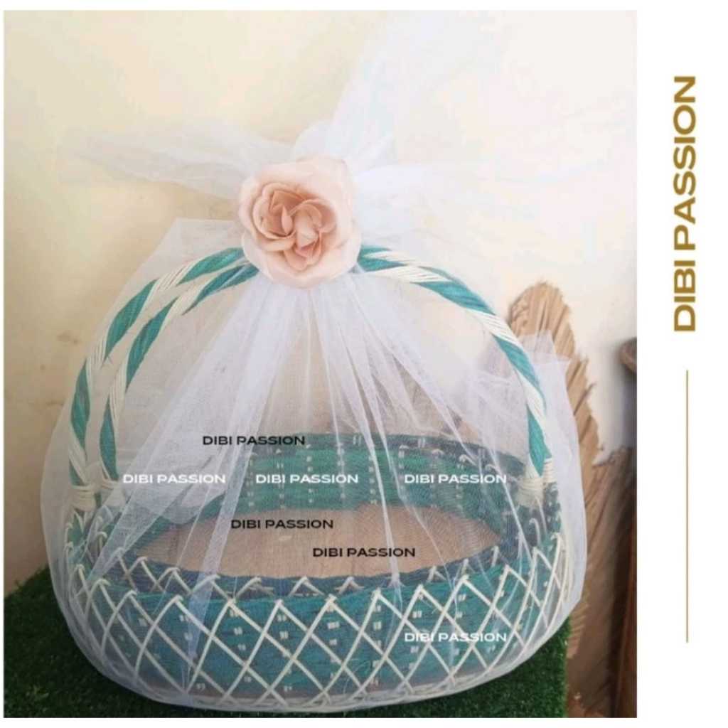 Jual Paket Murah isi 2pcs Keranjang Parcel Buah Seserahan Free Kain ...
