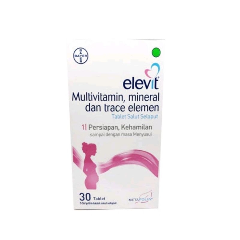 Jual ELEVIT MULTIVITAMIN MINERAL DAN TRACE ELEMEN 1 STRIP ATAU 1 BOX 30 ...