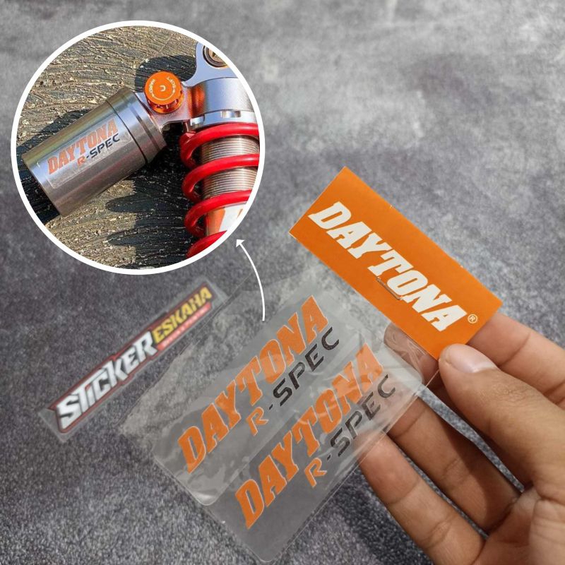 Jual Stiker Shock DAYTONA R-SPEC Transparan | Shopee Indonesia