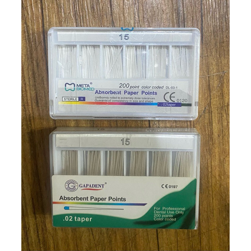Jual paper point dental kertas endo PSA F1 F2 F3 15 | Shopee Indonesia