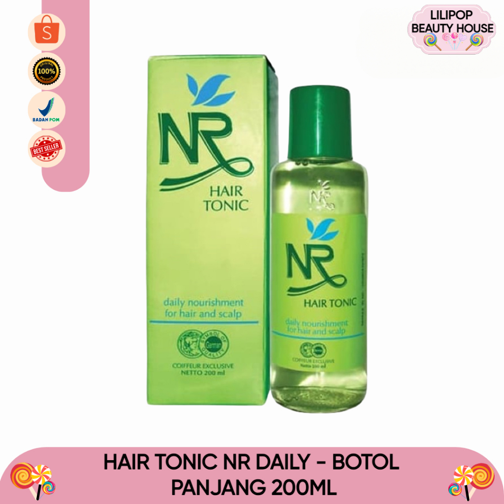 Jual HAIR TONIC NR DAILY - BOTOL PANJANG 200ML | Shopee Indonesia