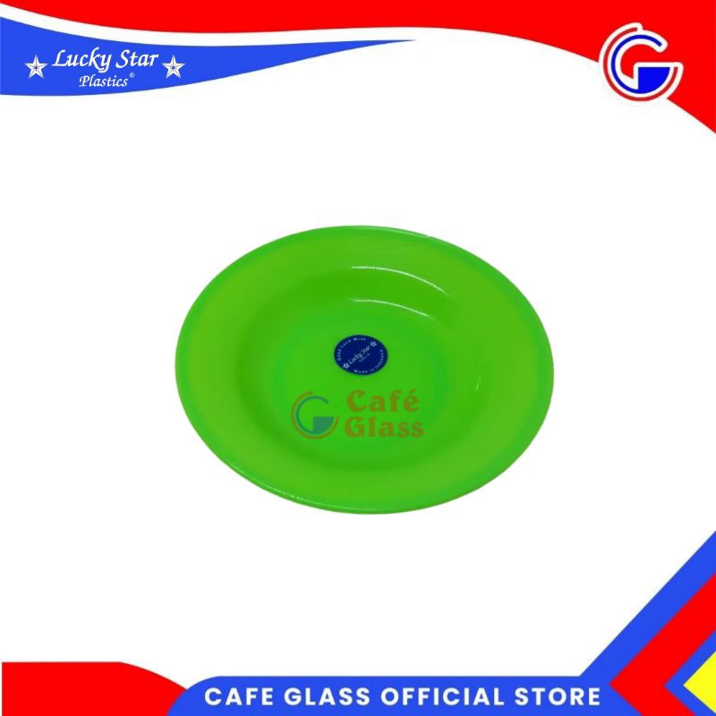 Piring Plastik 5 Deluxe 925 Dx/Lepek Plastik Lucky Star