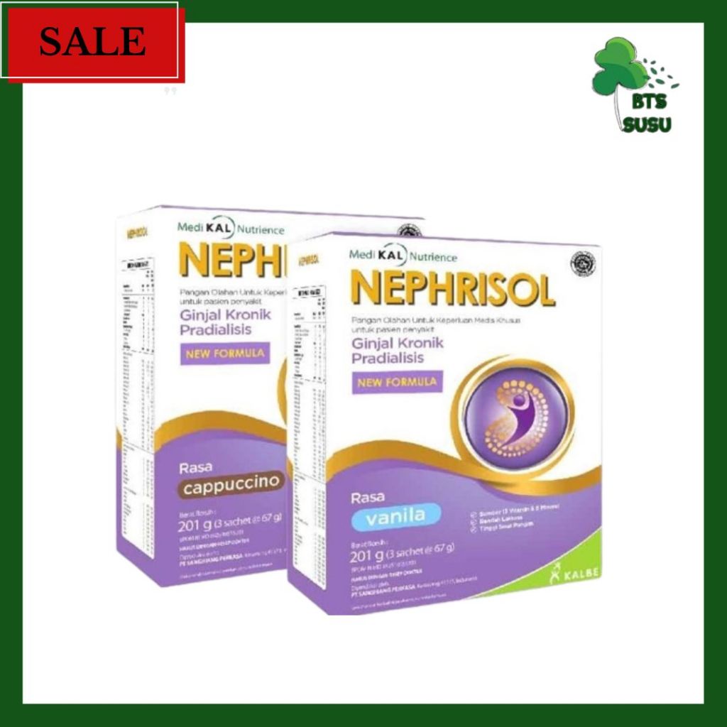 Jual Nephrisol 201gr Vanila coklat susu pasien Ginjal pra dialisis ...