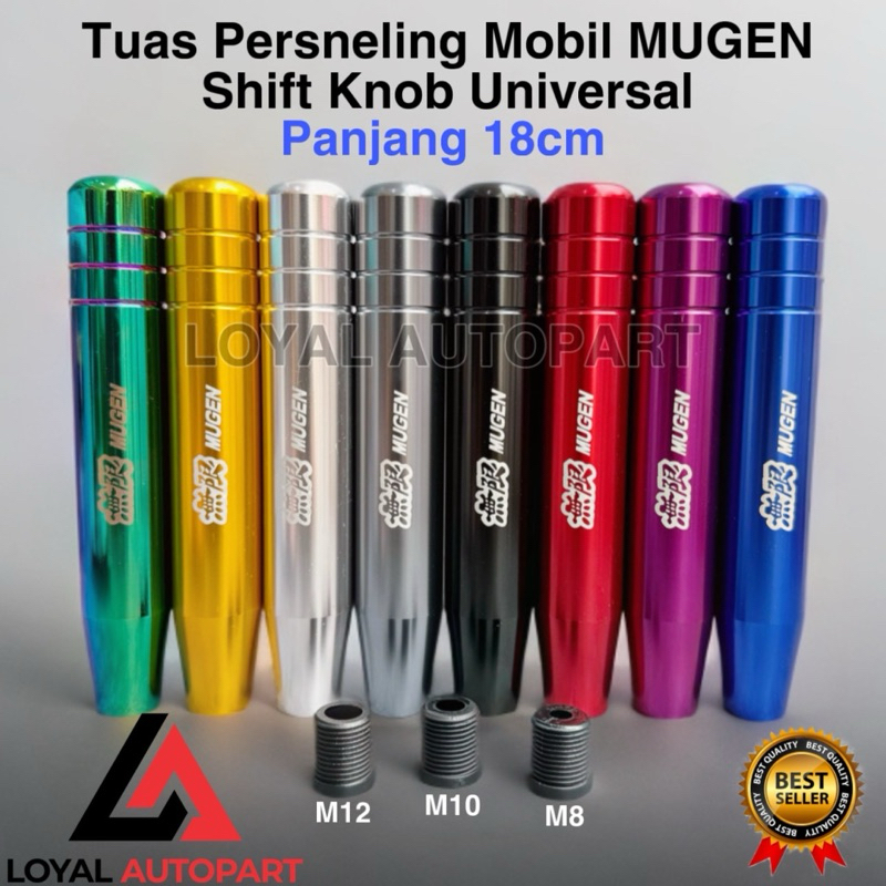 Jual Shift Knob Mugen Universal Tuas Persneling Handle Mobil Gear Shift ...