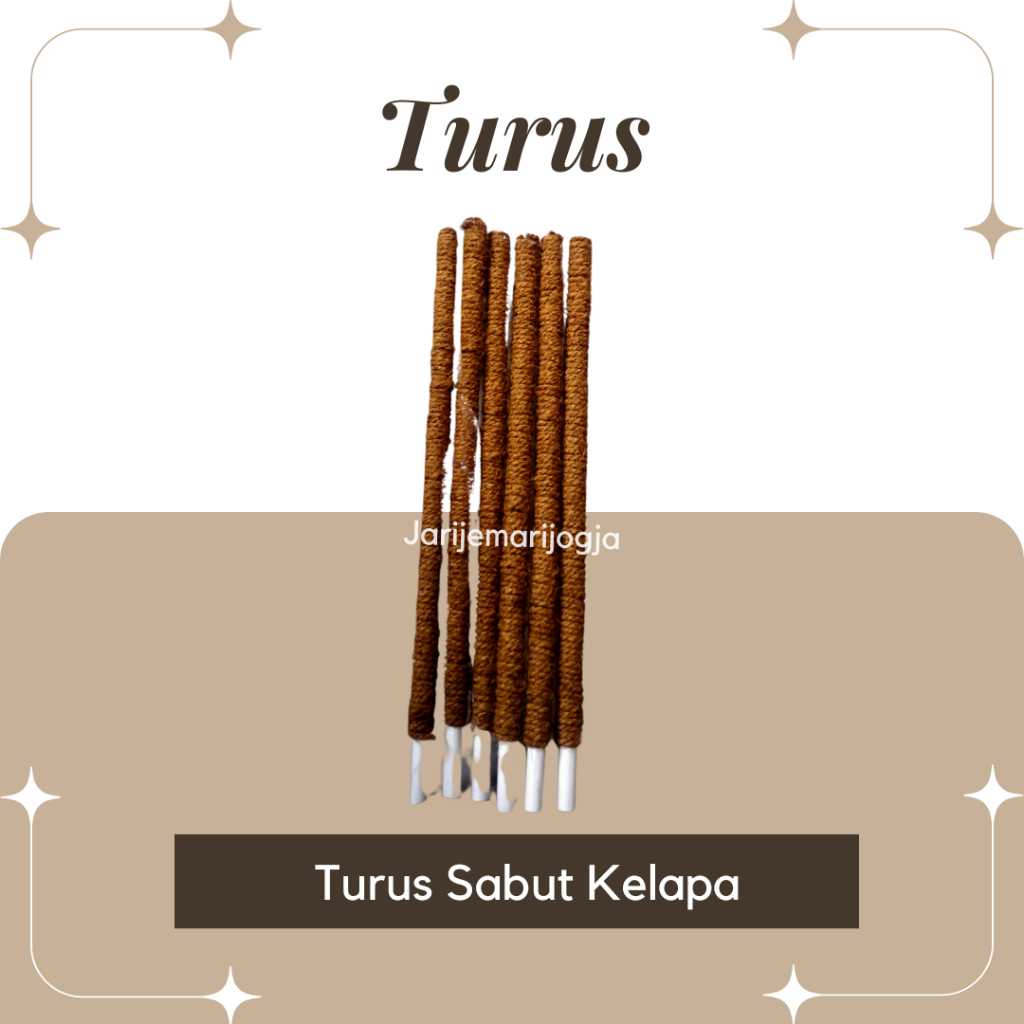 Jual [BELI 5 GRATIS 1] TURUS RAMBATAN TANAMAN HIAS SABUT KELAPA 100CM ...
