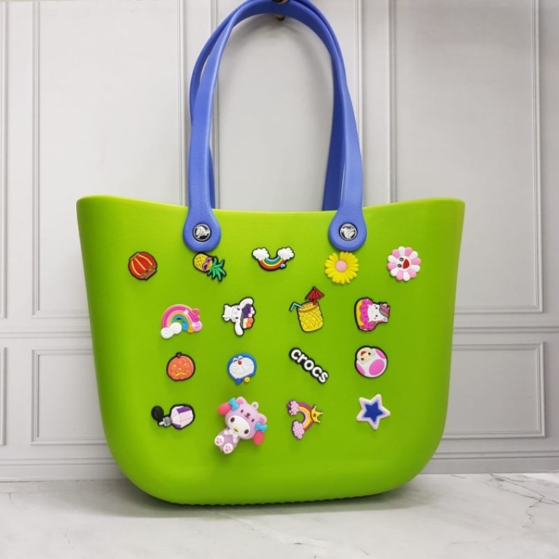Jual TAS CROCS JIBBITS BESAR/TAS CROCS JIBBITS/TAS CROCS WANITA/TAS ...