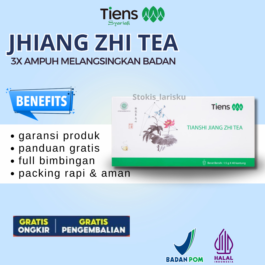 Jual TEH PELANGSING BADAN | JIANG ZHI TEA | READY PAKET SACHET | TEH ...