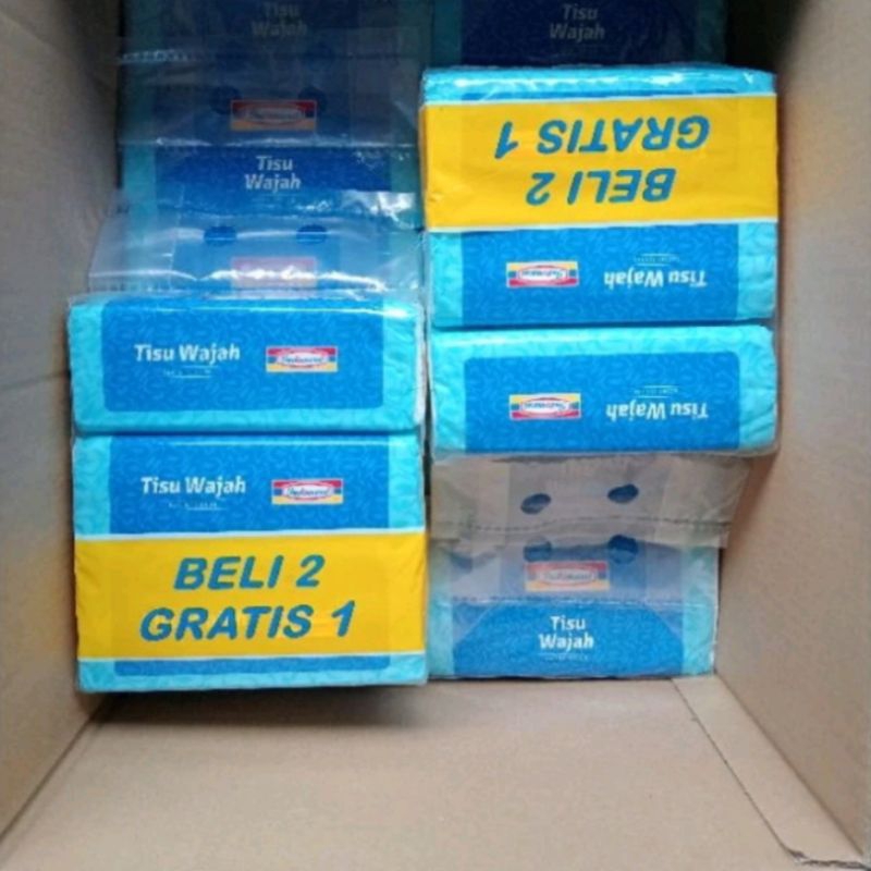 Jual TISU WAJAH INDOMARET BELI 2 GRATIS 1 ISI 3 X 180S 2ply TISSUE