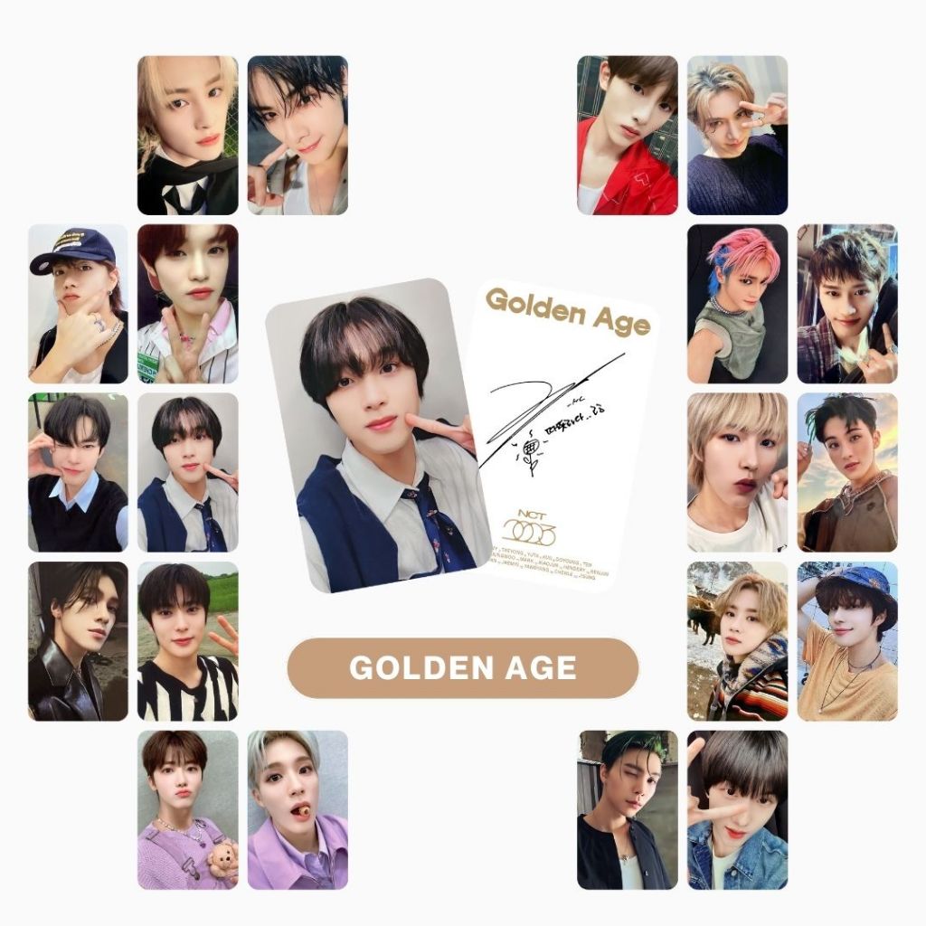 Jual Photocard PC Nct dream Nct 127 Wayv isi 20 pcs golden