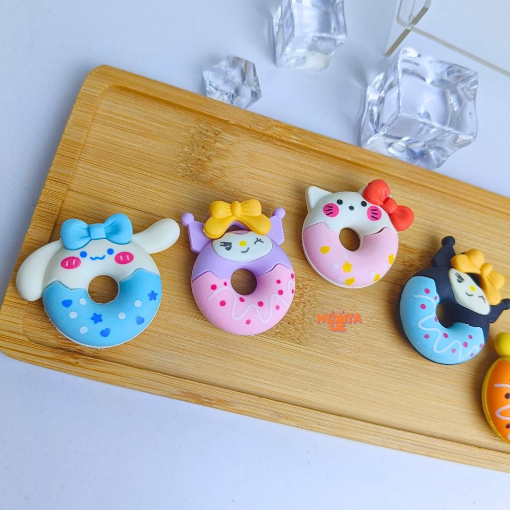 Jual CRM56 Topper Rubber Sanrio DONAT Cinnamoroll Kuromi Melody Hello ...