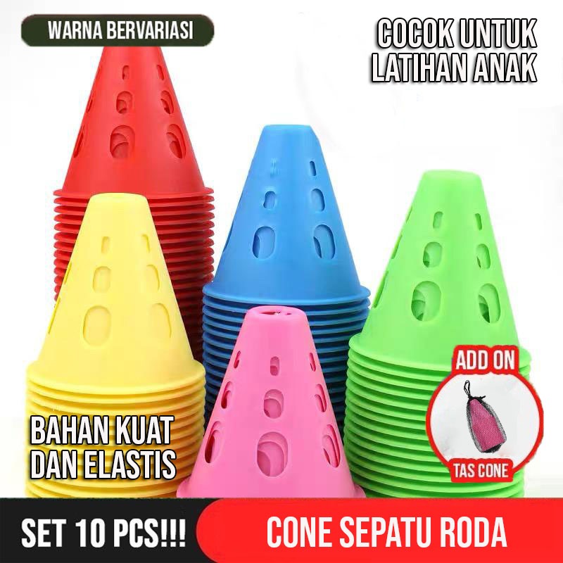 Jual BBAK PAKET 10/20 PCS Cone Sepatu Roda Kun Mini Latihan Sepatu Roda ...
