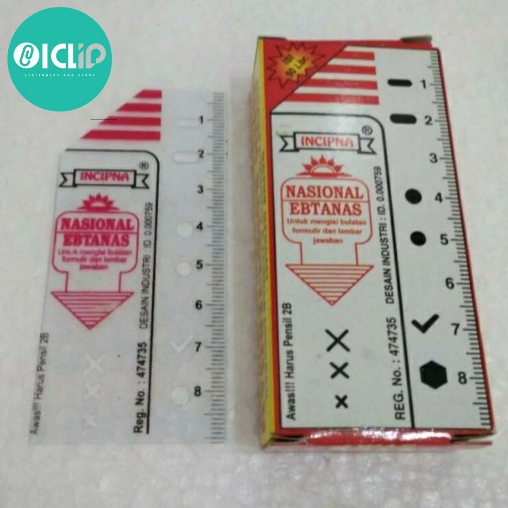 Jual INCIPNA PENGGARIS UJIAN EBTANAS UJIAN NASIONAL UAS UN 2B RULER UN ...