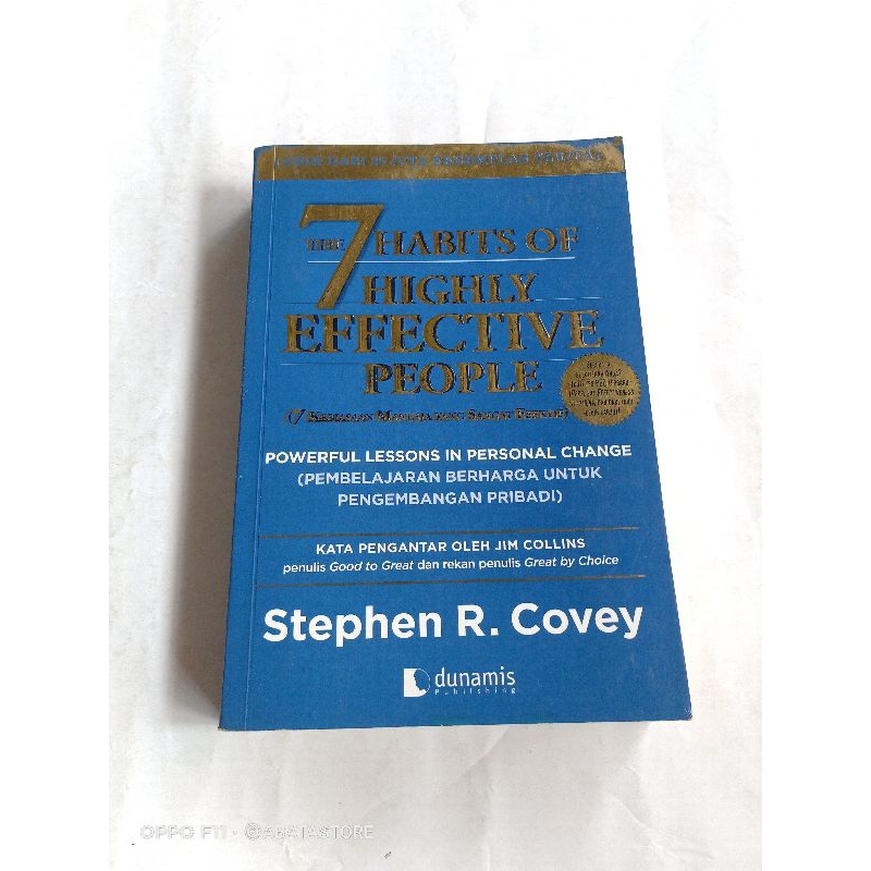 Jual BUKU 7 THE HABITS OF HIGHLY EFFECTIVE PEOPLE 7 KEBIASAAN STEPHEN R ...