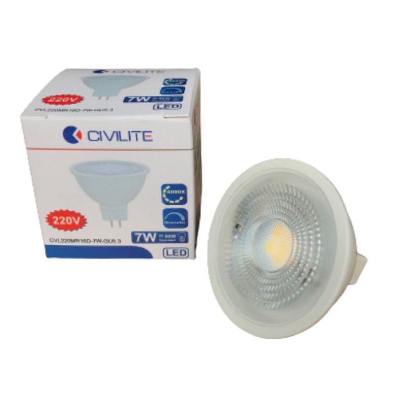 Jual Lampu Dimmer LED MR16 7watt 220V/Civilite Led spot MR16 | Shopee ...