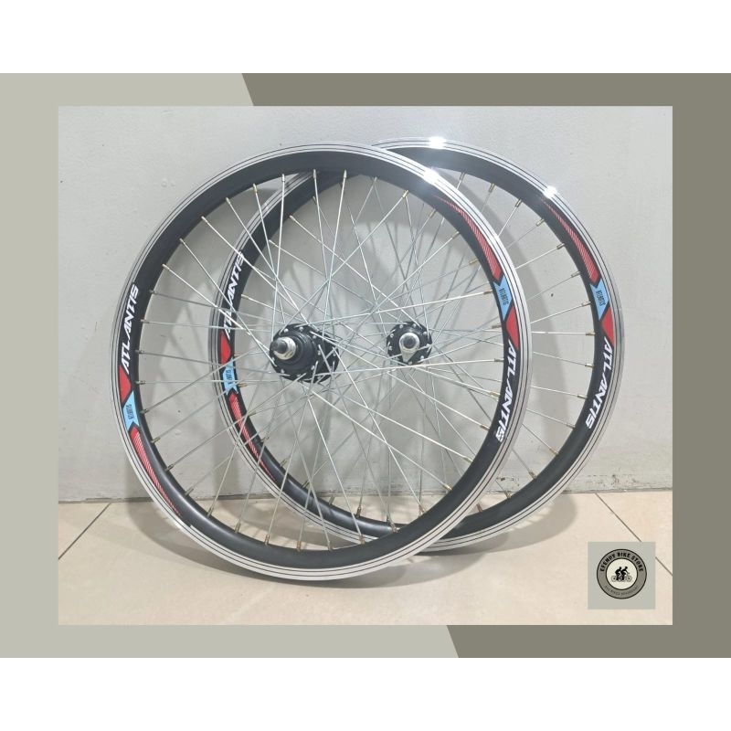 Jual Wheel set 20 ATLANTIS HUB PACIFIC BESI HITAM Wheel set 20 Murni ...
