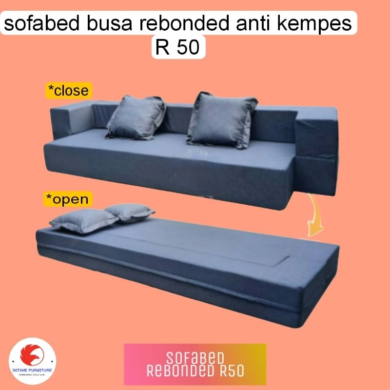 Jual SOFA BED INTHEBOX SOFA BED LESEHAN MULTIFUNGSI BUSA REBONDED ANTI ...