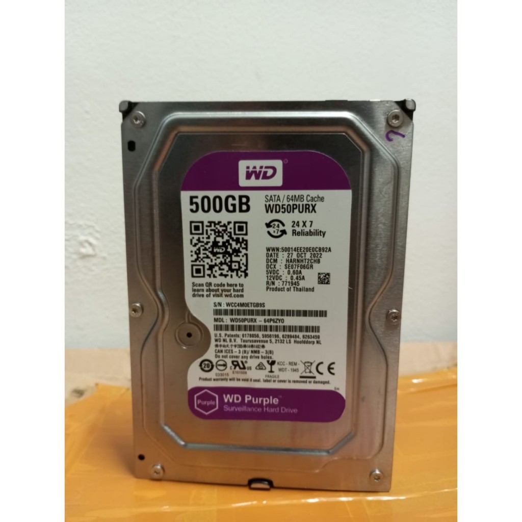 HDD 5台セット WD Purple Seagate SkyHawk HDD 5台セット WD Purple