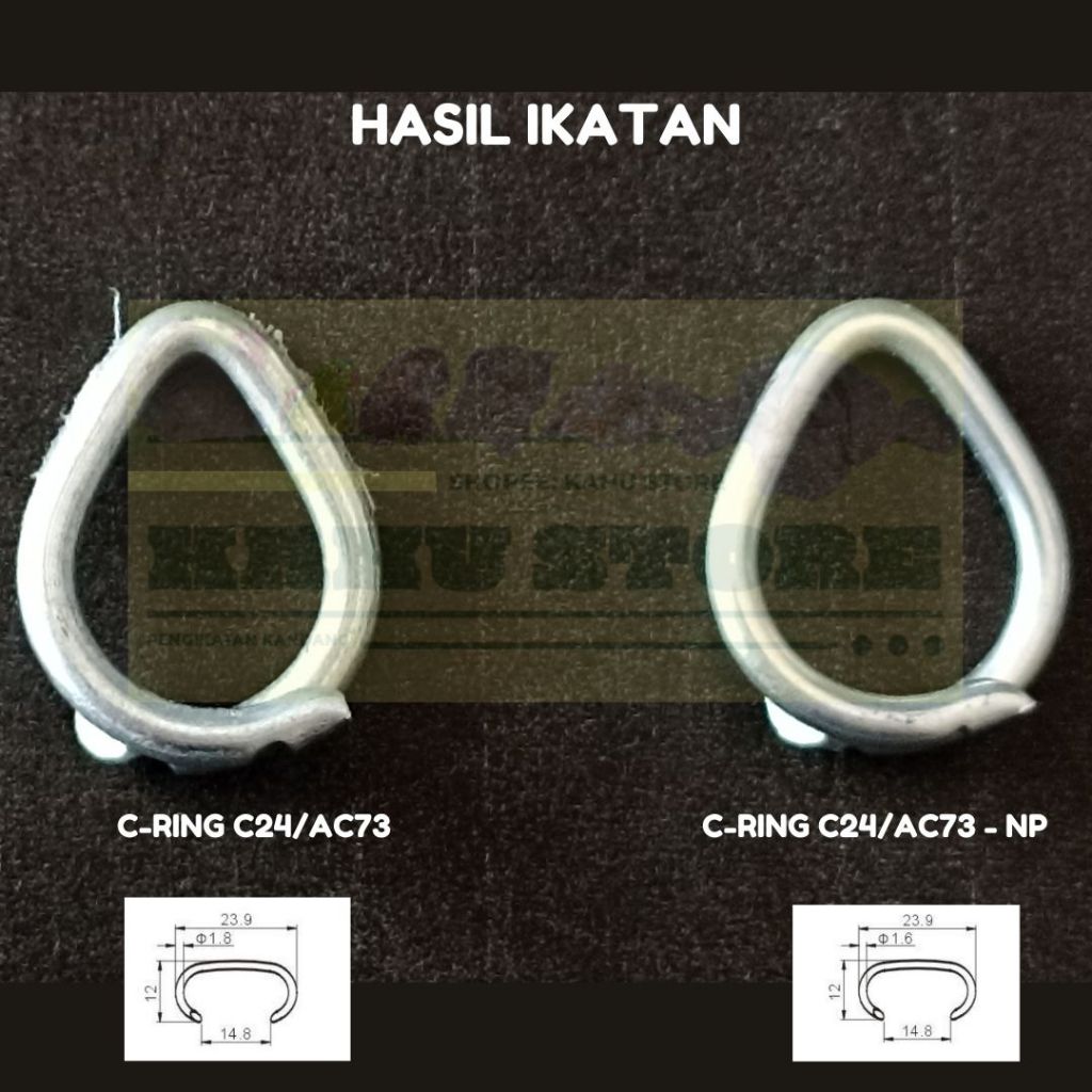 Jual C 24/SC7C/AC73/AC73NP (C-RING KANTONG/RING C KILOAN) JOK MOBIL ...