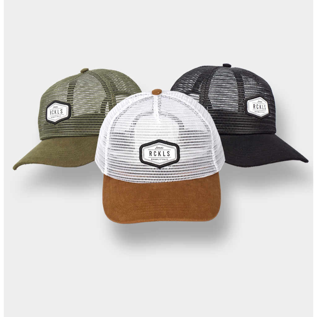 Jual RCKLS. Topi Pria Jaring Trucket | Topi Trucker Ramos Black| Topi ...