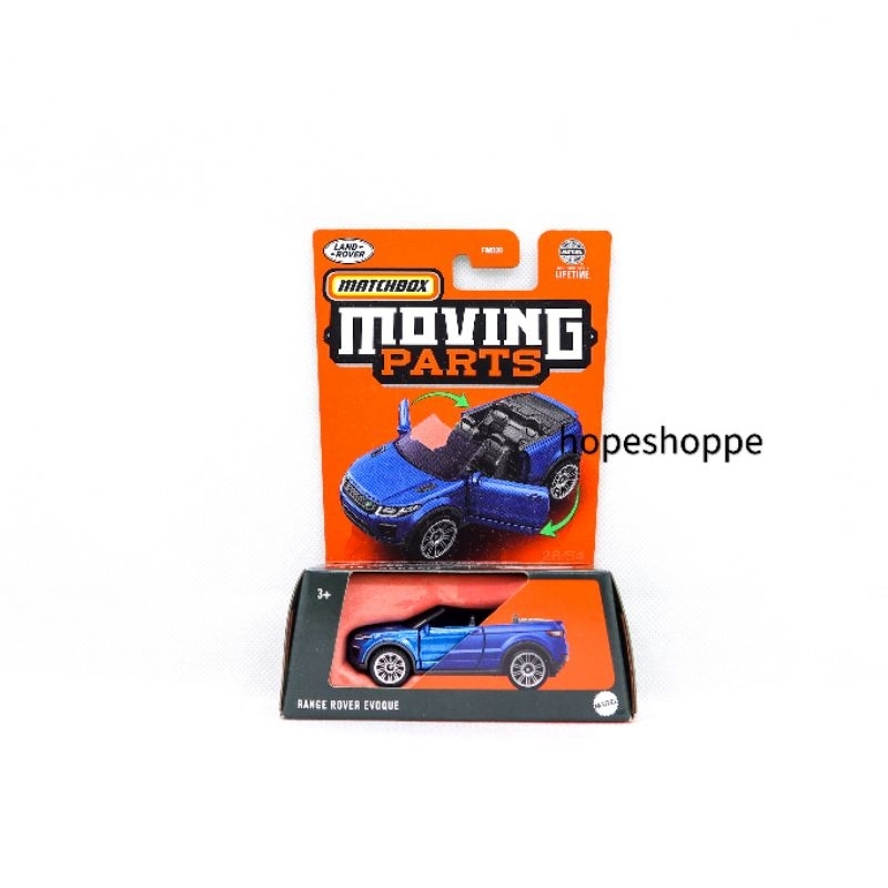 Jual Matchbox Moving Parts Range Rover Evoque Diecast Mobil Original ...