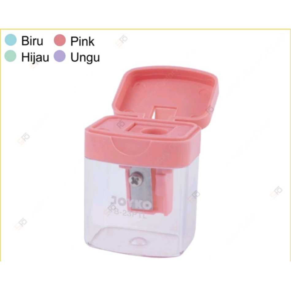 Jual Rautan Pensil Joyko B-23PTL Warna Pastel (1 pcs) | Shopee Indonesia