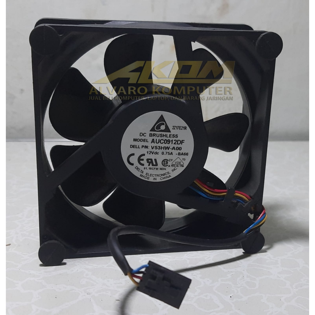 Jual Fan delta brushless 4000rpm 9X9X3 cm 4 pin mining kipas casing pc ...