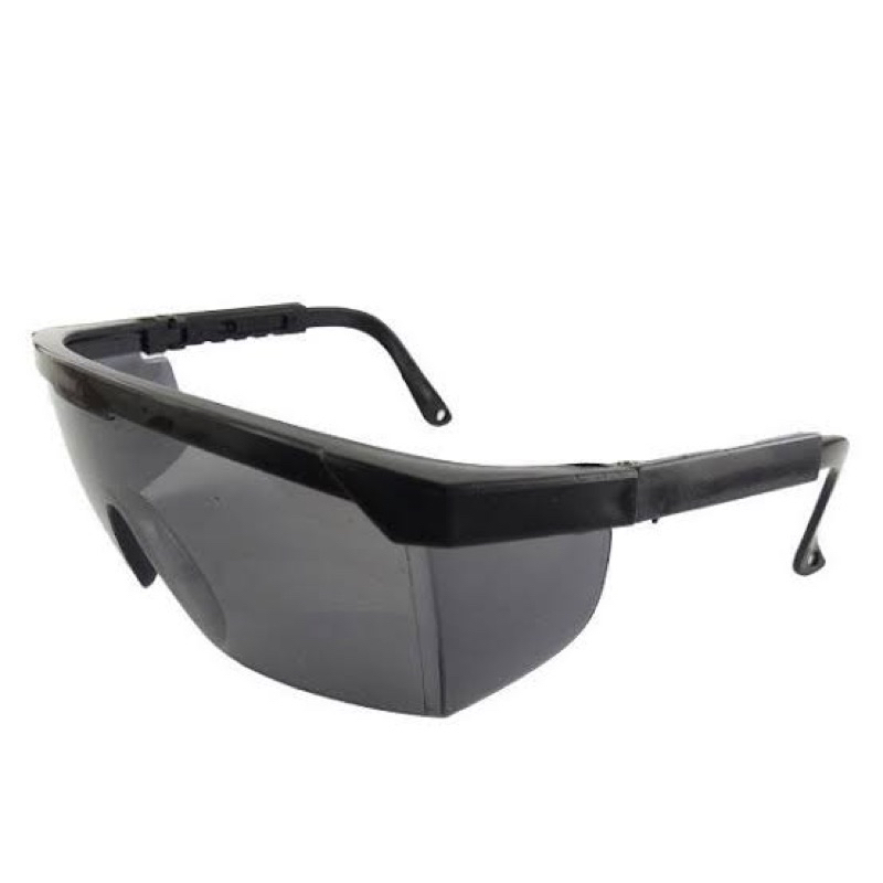 Jual Kaca Mata Hitam Las Gelap Safety Goggles Gerinda Potong Kayu