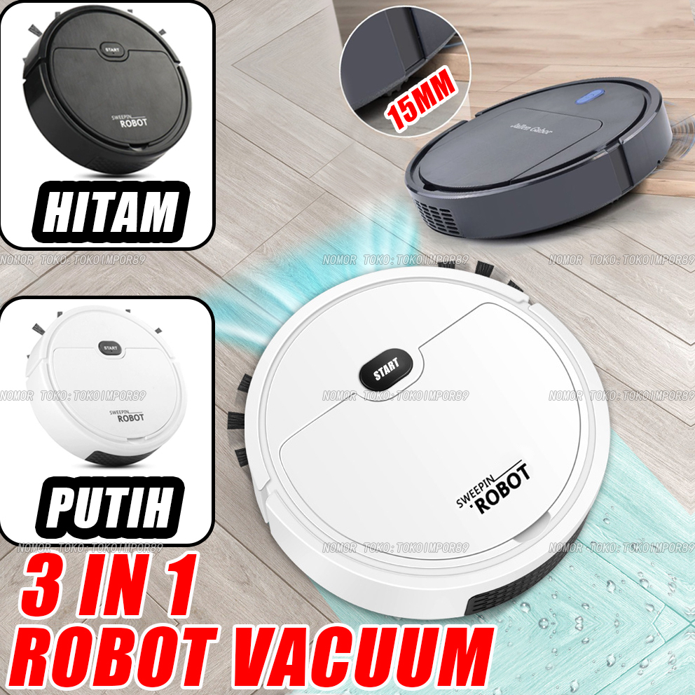 Jual SMART SWEEPING ROBOT 3 IN 1 SAPU PENYEDOT DEBU PEL PEMBERSIH DEBU