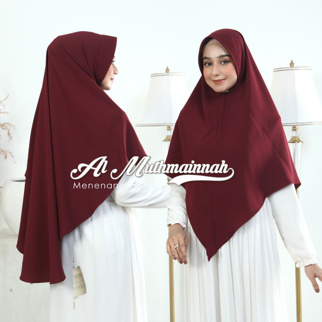 Jual Premium Daily Oval V Cutting Khimar Kerudung Hijab Jilbab Wolfis Wolpis Adem Syari L Xl Pad