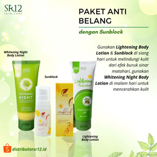 Jual SUNSCREEN WAJAH SR12/SUNCARE SUNBLOCK SR12 /Lotion Anti Belang ...