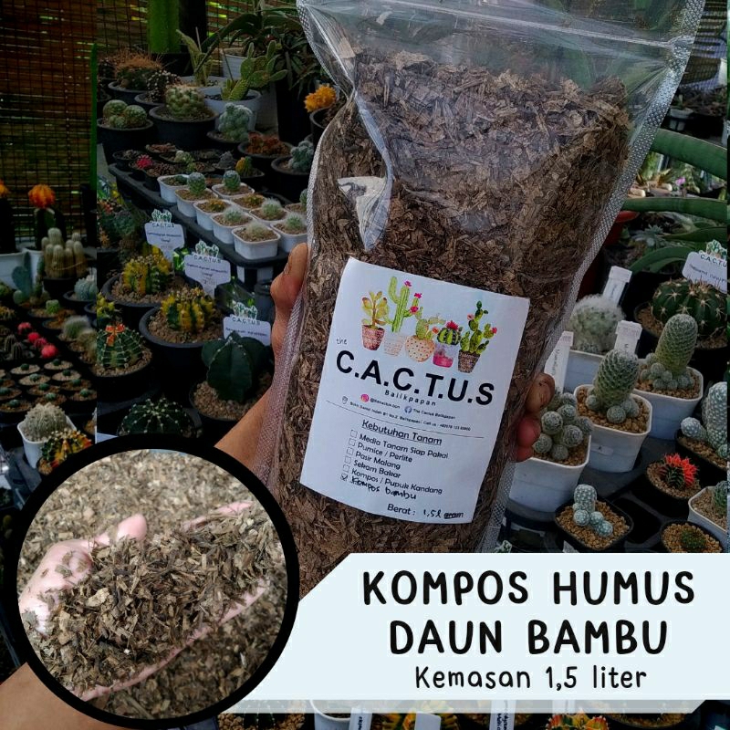 Jual Kompos Humus Daun Bambu Kemasan Liter Shopee Indonesia