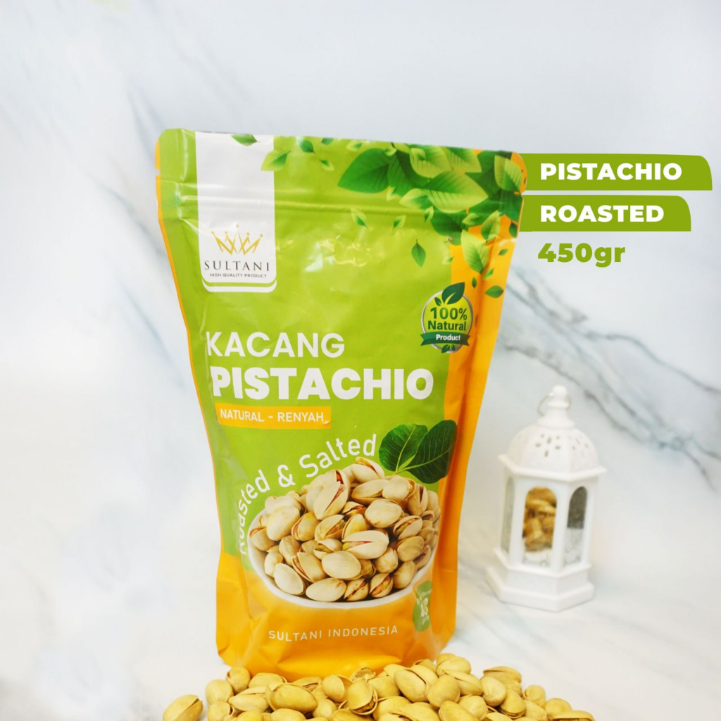 Jual Kacang Pistachio Roasted Premium Matang Original Fustuk Arab Asli ...