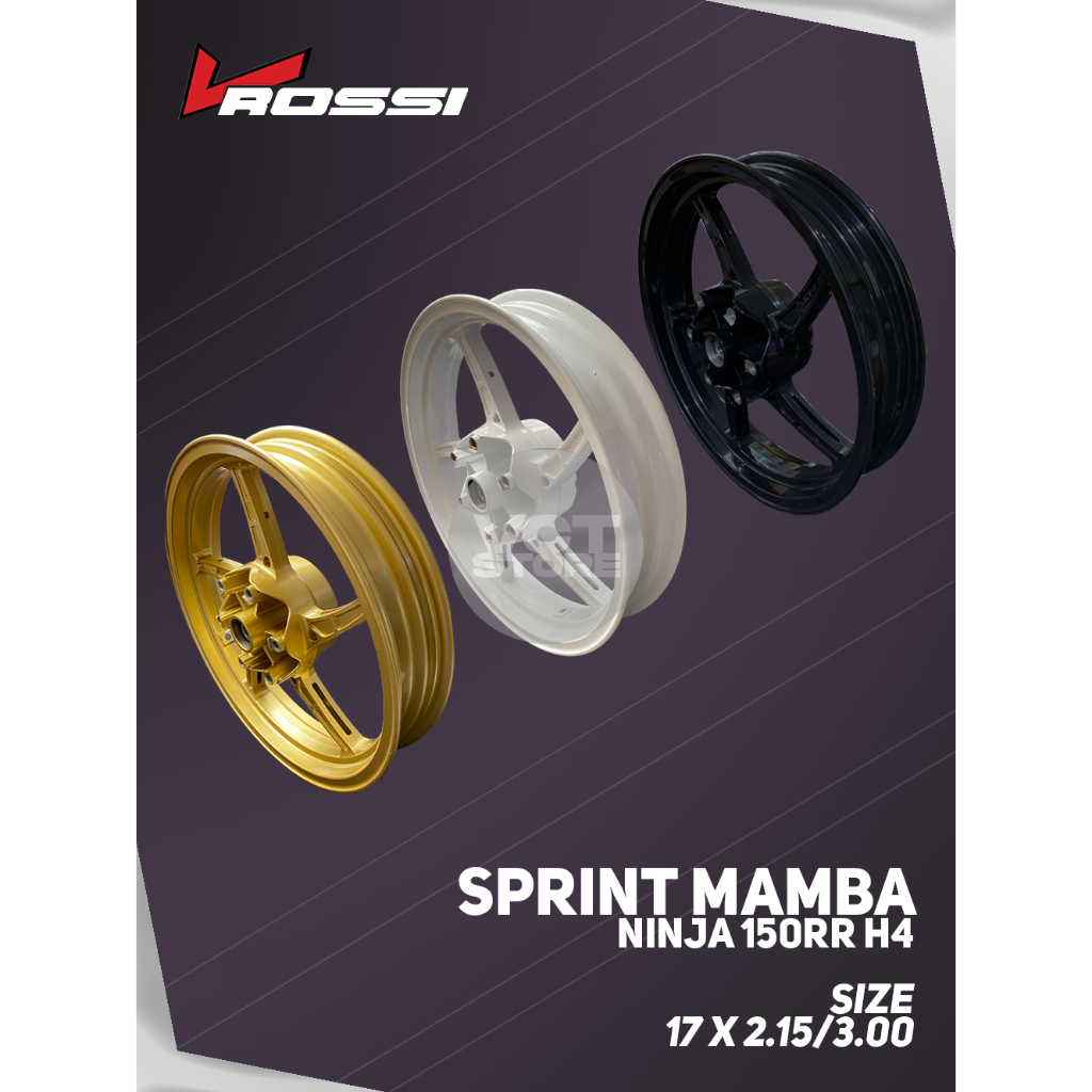 Jual Vrossi Velg Racing Sprint Mamba Copy Oz Ninja Rr H Ukuran X Gold White