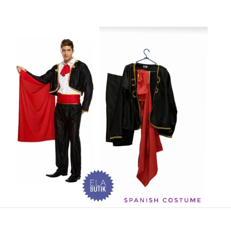 halloween matador dewasa spanish bull fighter cosplay costume