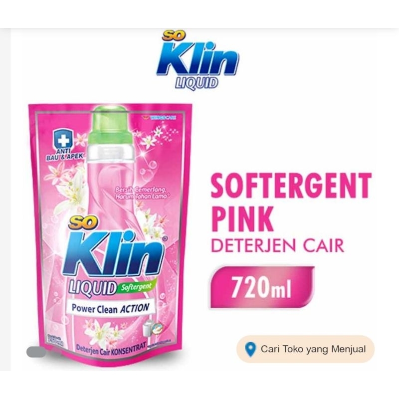 Jual SO KLIN Liquid 720ml | Shopee Indonesia