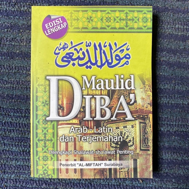 Jual Terjemah Maulid Diba Arab Latin Dan Terjemahan Dilengkapi Sholawat Sholawat Penting