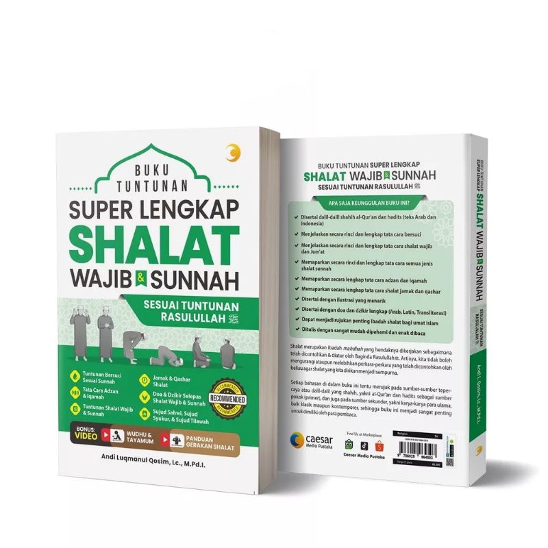 Jual BUKU TUNTUNAN SUPER LENGKAP SHALAT WAJIB & SUNNAH - Caesar Media ...