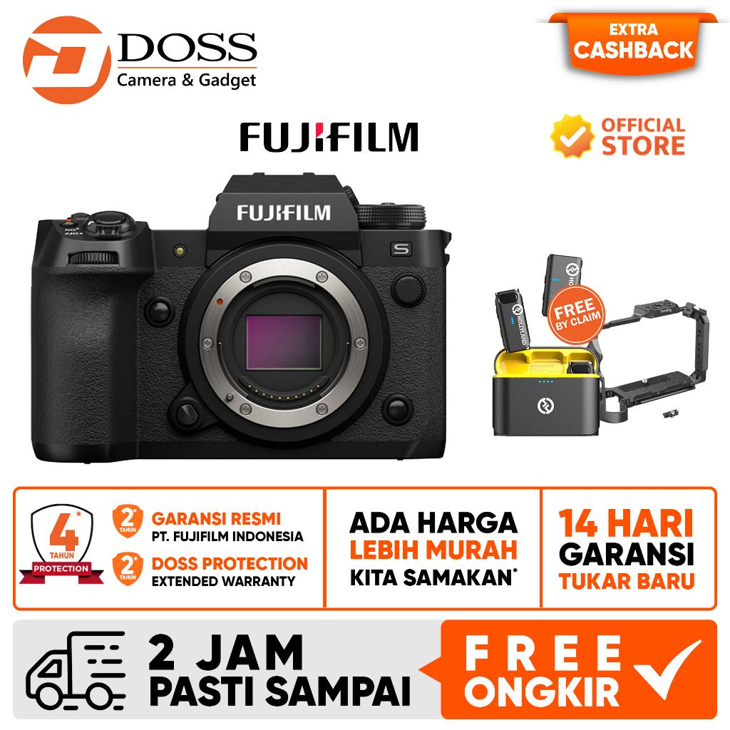 Jual Fujifilm XH2S Mirrorless Camera Fujifilm X-H2S Fuji XH2-S (Body ...