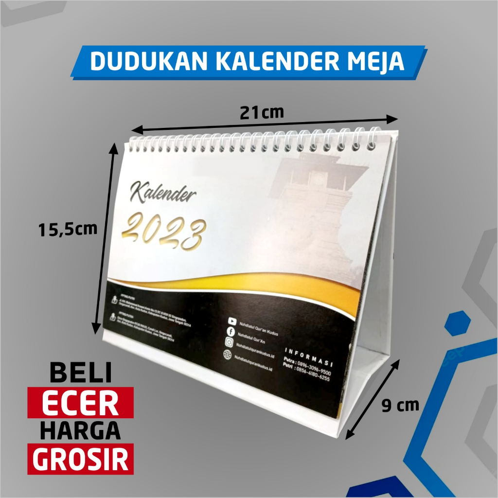 Jual Dudukan Kalender Meja  Shopee Indonesia